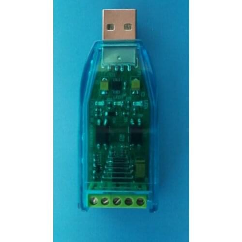 USB to Mbus Slave machine module Optocoupler isolated power indicator communication indicator lamp