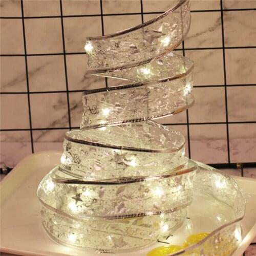USB Copper Wire Ribbon Strip Light Fairy String Lights 4M 40 Leds for Gift Box Bedroom Wedding Party Holiday Decoration