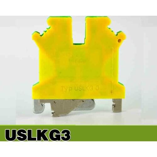 USLKG-3 Din Rail Mounted Earthing Terminal blocks