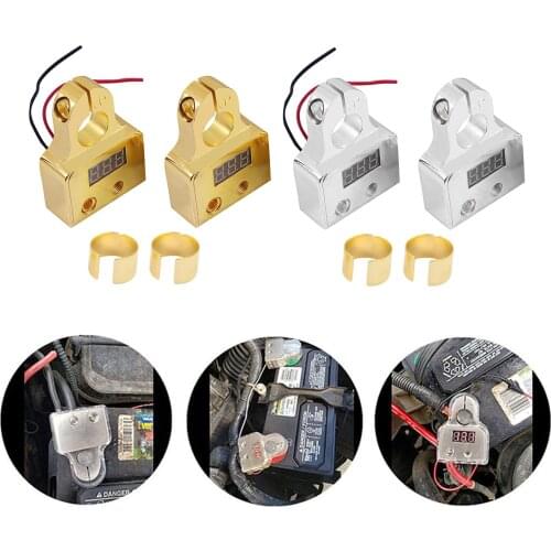 1pair 0/4/8 or 10 Gauge Battery Terminals with Shims for Car Marine Truck