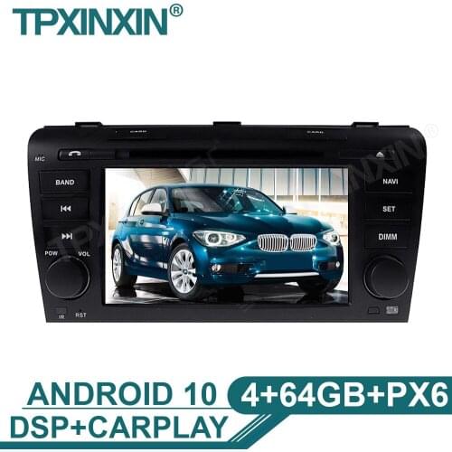 Android 10 For Mazda 3 2003-2009 Android Car Multimedia Player GPS Navigation Audio Stereo Screen Head Unit
