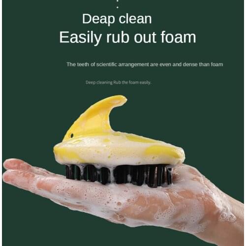 Household Head Relieve Fatigue Massage Brush Tool Silicone Adult Head Grabber for Men Women Scalp Meridian Shampoo Massage Comb