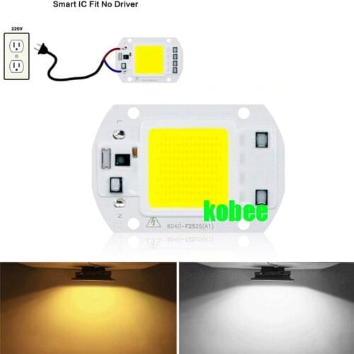 Real Power LED COB Chip 30W LED Lamp Bulb 110V 220V Input IP65 Smart IC For DIY Outdoor LED Flood Light chips