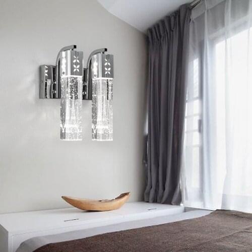 Crystal wall lamp LED simple personality wall lamp background wall lamp high-grade crystal bubble lamp WF5111010