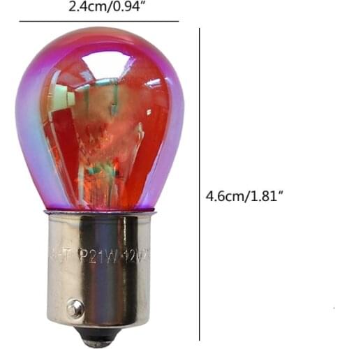 Chromes Amber Red Yellow Lamps 1156 1157 S25 T10 High Brightness Vehicle Turn Signal Lamps Side Marker Light Bulb