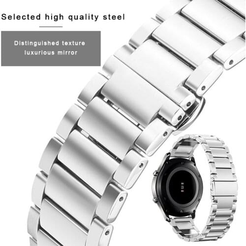 Metal Strap For Huawei Watch GT 2E GT2 46MM Honor Magic 2 46 Smart Band Bracelet Steel Straps For TicWatch Pro Wristband Correa