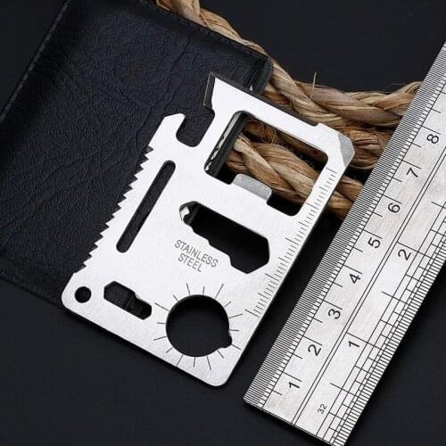 Multi-function Universal Life-saving Card Outdoor Survival Card Multi-function Tool Card Knife Regalos Para Hombre Originales