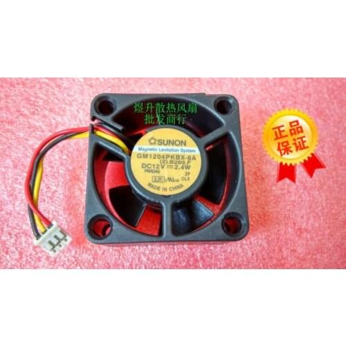 Genuine SUNON GM1204PKBX-8A 4020 40x40x20mm DC 12V 2.4W 3-lines 4CM cooling fan