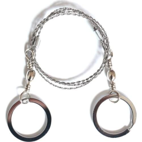 Portable Stainless Steel Wire Saw Outdoor Survival Self Defense Camping Hiking Hunting Chainsaws Hand Saw Fret Saw Tools