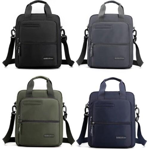 Casual 13 Inch Mens Tote Handbags Men Waterproof Shoulder Bag High Quality Nylon Handbag Business Office Crossbody Bags