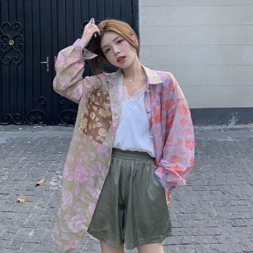 Sunscreen Shirt Printing Long-sleeved Shirt Womens Design Sense Niche Summer New Korean Version Loose Slim Top