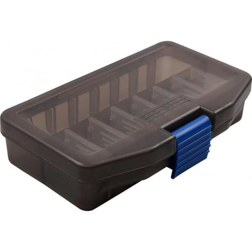 Dark Grey PP Plastic Portable Detachable Multi-Grid PP Plastic Fishing Tackle Fake Bait Storage Box Fishing Tool Storage Box