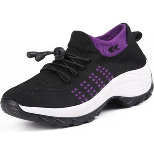 Women Flat Platform Shoes Woman Sneakers for Women Breathable Mesh Tenis Ladies Shoes for Sock Sneakers Zapatillas Mujer