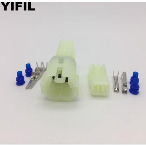 10sets/lot 2 Pin/Way HM090 Waterproof Male And Female Auto Connector Plug For Sumitomo 6180-2451 6187-2801