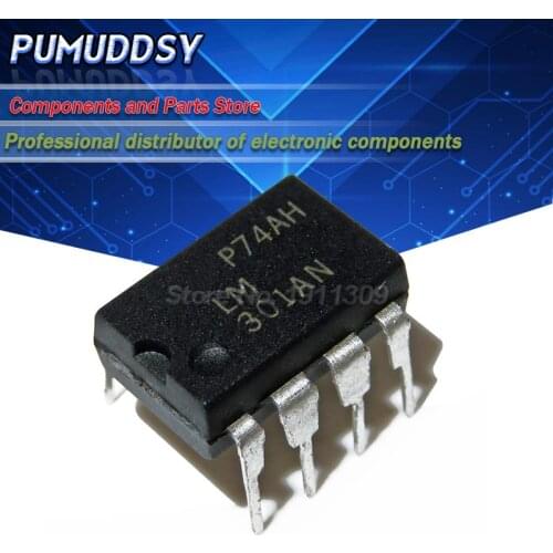 10PCS LM301AN LM301A LM301 DIP Operational Amplifiers IC
