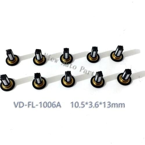 10pcs Fuel Injector Micro Filter For Honda Subaru GSXR 1000rr K7 10.5*3.6*13mm Fuel injector Repair Kit VD-FL-1006A