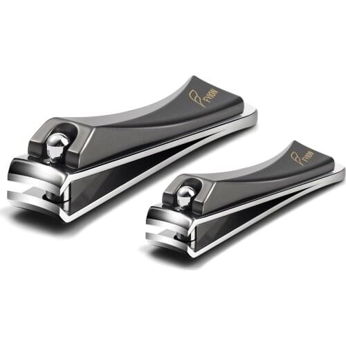 2/PCS Stainless Steel nail clippers trimmer pedicure care nail clippers professional fish scale nail file nail clipper tools