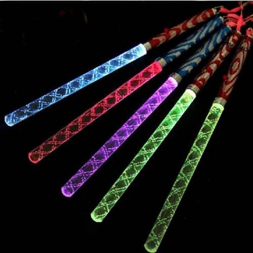 300pcs 26x1.2cm Multi Color Acrylic LED Stick Glowing Magic Wand Light Up For Wedding Concert Christmas Party Decration ZA1178