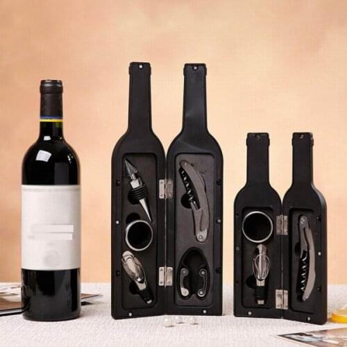 50 sets Wine Bottle Opener 3pcs/set, 5pcs/set Wine bottle shaped Opener tool Set Hot Sales