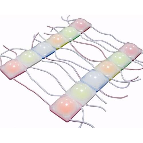 500pcs 2.4w waterproof Round Square COB LED Module Single with injection len Lightbox Backlight Letter Sign LOGO Module light