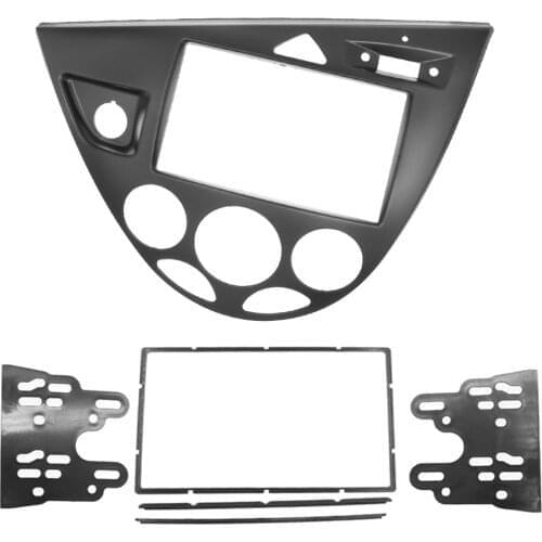 Double 2 Din Frame for Ford Focus /Fiesta Stereo Fascia Car Radio Panel Refitting Installation Trim Kit Face Frame Fasica