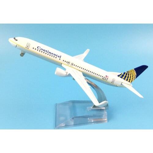 FREE SHIPPING 16CM CONTINENTAL B737 METAL ALLOY MODEL PLANE AIRCRAFT MODEL TOY AIRPLANE BIRTHDAY GIFT