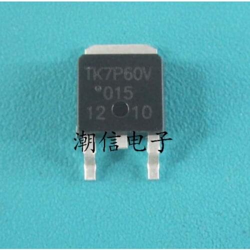 Free shipping new%100 new%100 TK7P60V TO-252 7A 600V