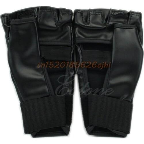 Boxing Gloves Punching Bag Half Mitts Sparring Gym Cool MMA Muay Thai Training #H030