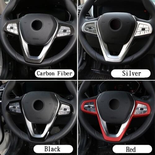 For BMW 357 Series X3X5X7 G05 G07G11G12 G20 G30 2019-2020 6 SeriesGT 2020 ABS Steering Wheel Frame Trim Interior Car Accessories