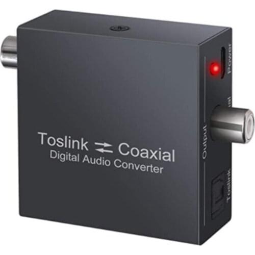 Bi-Directional Coaxial Converter,Optical SPDIF Toslink to Coaxial Toslink and Coaxial to Optical SPDIF Toslink Converter
