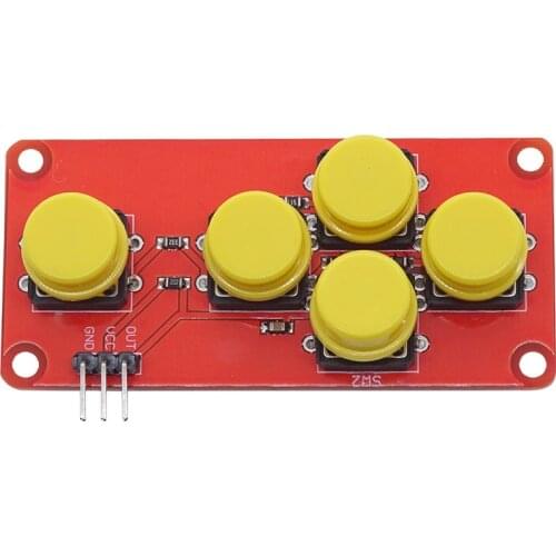 AD Keyboard Simulate Five Key Module Analog Button for arduino Sensor Expansion Board