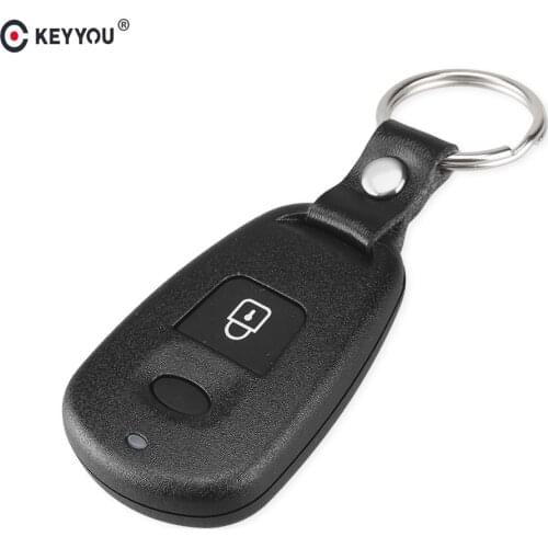 KEYYOU For Hyundai Old Elantra Before Year 2003 Santa Fe Eagle Terracan Without battery Location 1 Button Remote Key Shell