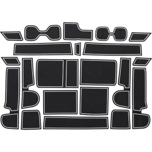 Car Door Groove Mat Gate Slot Cup Armrest Storage Pad Mat For Cr-v 2017