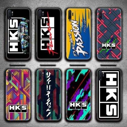 HKS Japan Cool Phone Case For Samsung Galaxy Note20 ultra 7 8 9 10 Plus lite M51 M21 M31 J8 Plus 2018 Prime