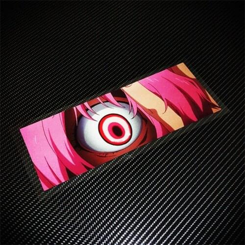 Peeping One-eyed Anime Girl EyesDecal Creative Fashion Beauty Lady Sticker for Auto Car Truck Vans Motor Computer Bike