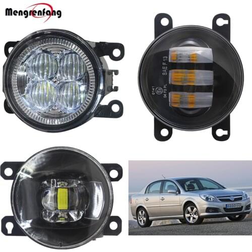 Car Front Bumper Fog Light LED Lens Fog Lamp Daytime Running Light 12V For Opel Vectra C 2002 2003 2004 2005 2006 2007 2008
