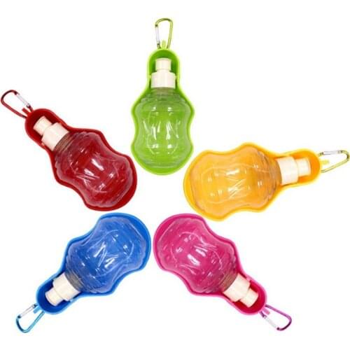 Portable Puppy Drinking Water Bottle Plastic Pet Dog Water Feeder Home Dogs Outdoor Travel Walking Drinkware Supplies Pets