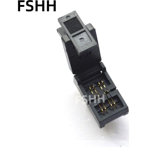 Clamshell 0603 test socket SMD resistor capacitor aging test socket Double station 0603 socket