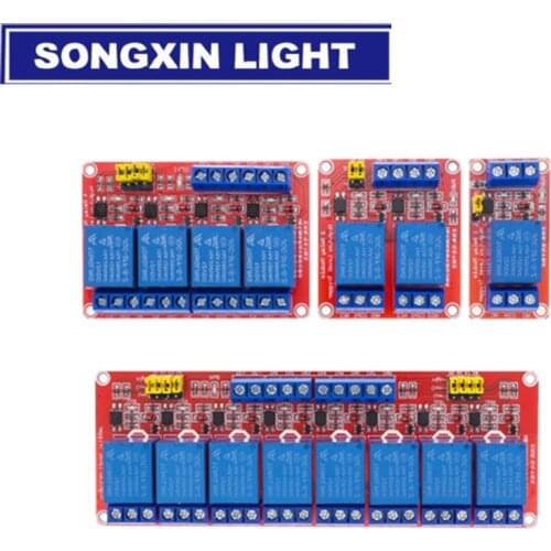 Relay module 1 2 4 6 8 Channel 12V Relay Module Board Shield with Optocoupler Support High and Low Level Trigger for Arduino