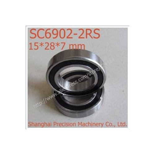 Stainless ceramic bearing SC6902-2RS(15*28*7 mm) for HOPE, NOVATEC wheel hubs replacement
