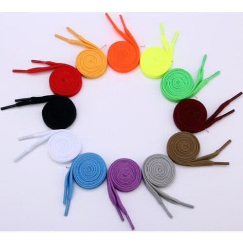 1Pair Candy Color classic Flat shoe Laces Double Hollow woven Shoelaces 100cm sports casual Shoe laces strings