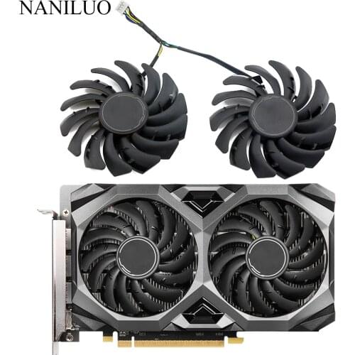 2PCS/lot 4PIN PLD09210S12HH RX 5500 XT Cooler fan For MSI Radeon RX5500 XT MECH OC video card Fan