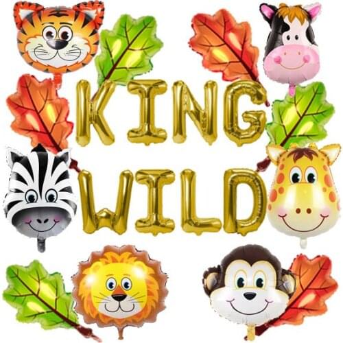 King Wild Party Balloons Wild Party Decoration Lets Get Wild Party Decorations Wild One Party Decoration