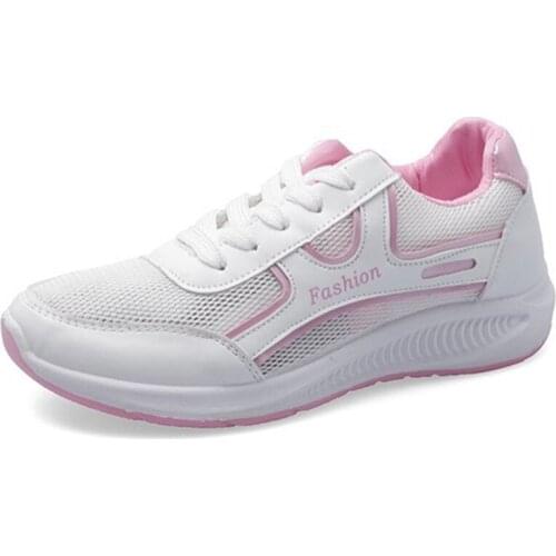 2020 summer foreign trade womens shoes womens sports shoes white shoes student shoes mesh shoes injection net red shoes classi