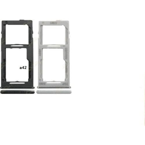 10PCS Sim Tray Holder For Samsung Galaxy A42 5G A426B SIM Card Tray Slot Holder Adapter Socket Repair Parts