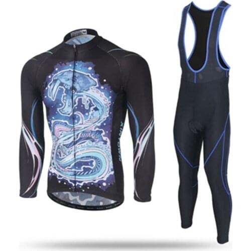 2019 Breathable Cycling Jerseys set Pro Mtb Long Sleeve Hombre and men Bike Wear Spring Summer Cycling Clothing Pants set