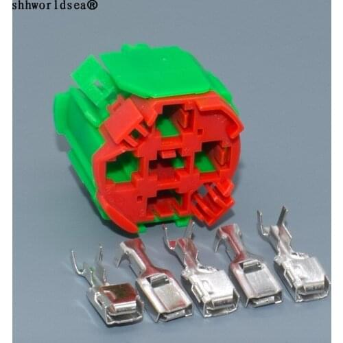 Shhworldsea 5 Pin Automotive Connectors Plastic Automotive Connectors with Terminals 45501E225