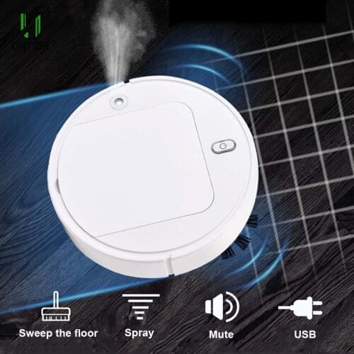 3-In-1 Multifunctional Auto Smart Robot Floor Cleaner Rechargeable Dry Wet Mop Sweeping Vacuum Cleaner Strong Suction Home Clean