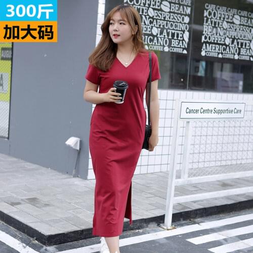 Летние платья с разрезом BUSINMENFUO China At AliExpress