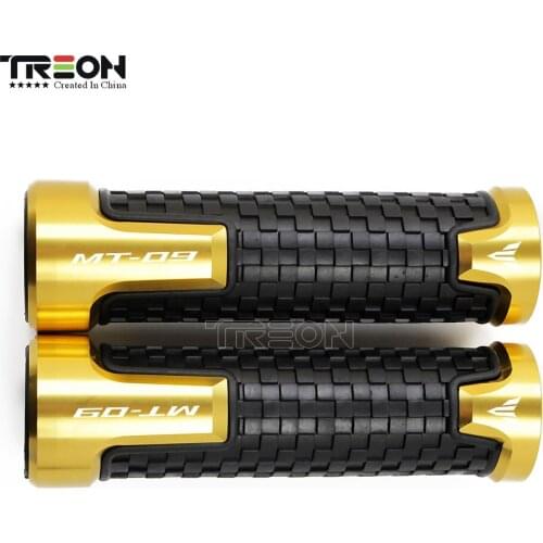 For Yamaha MT09 MT-09 MT 09 Motorcycle Handle Bar CNC PVC Grips 2.2/2.4cm Universal Motorcycle Accessories